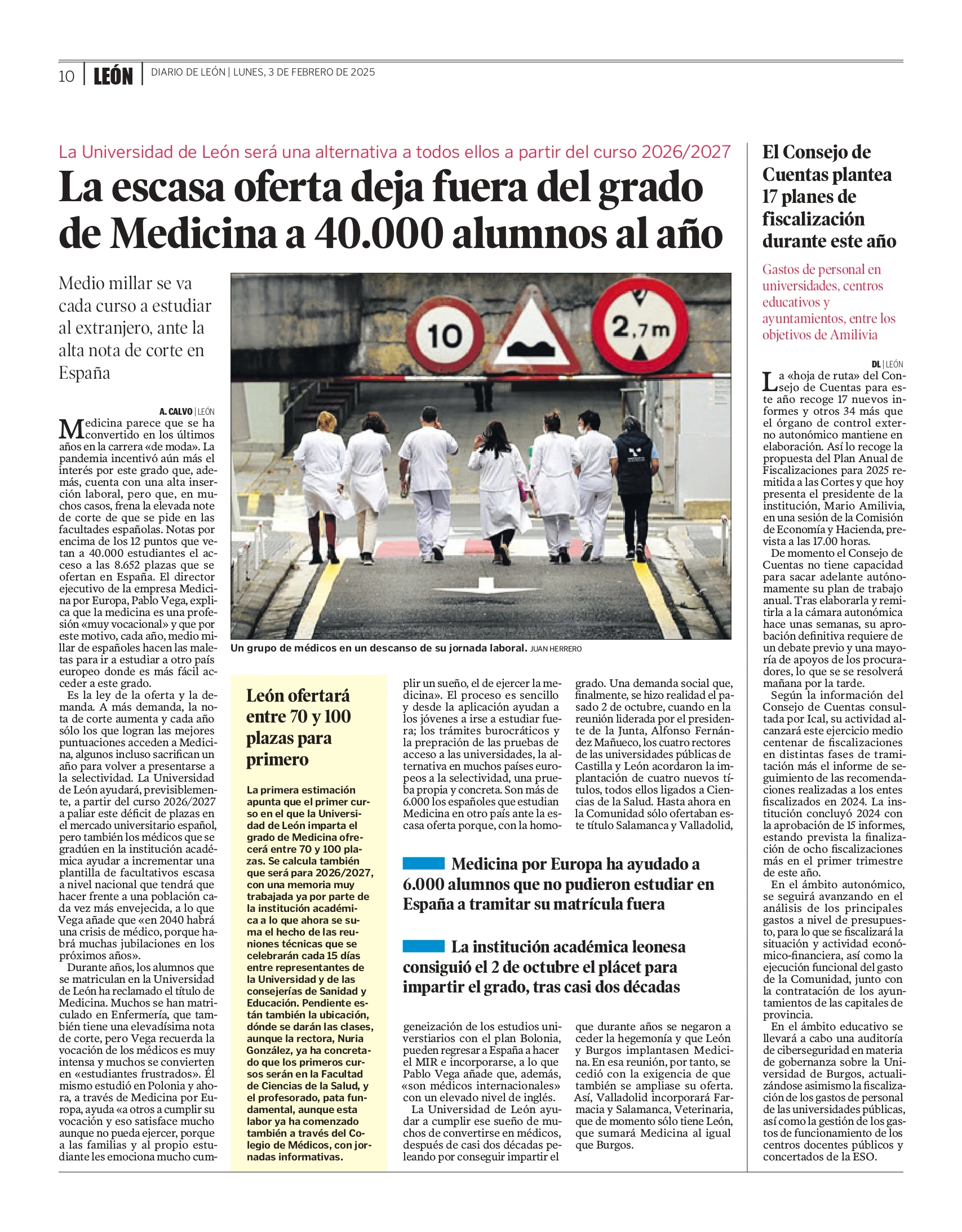 Ritaglio di stampa: Diario de León